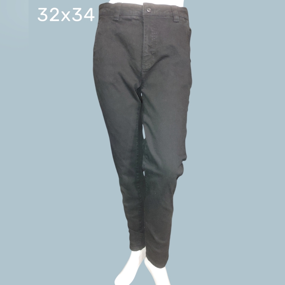 Zara Men's Black Denim Jeans 32x34